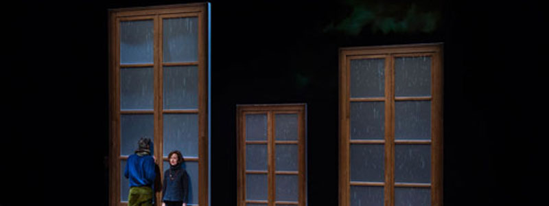 Enfance et adolescence de Jean Santeuil, image de la création vidéo de Sébastien Sidaner. Une pièce de théâtre mise en scène par Agathe Mélinand, le Théâtre National de Toulouse.